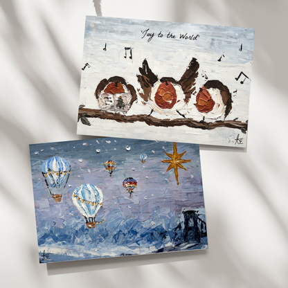 Pack of 10 Greeting Cards (Christmas)